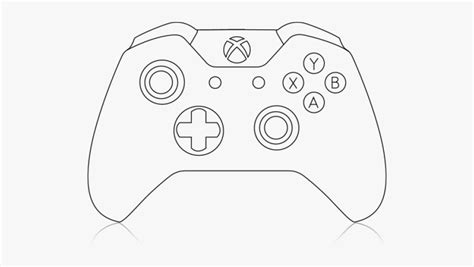 Free Xbox Clipart - Xbox Controller Clipart Black And White , Free Transparent Clipart - ClipartKey