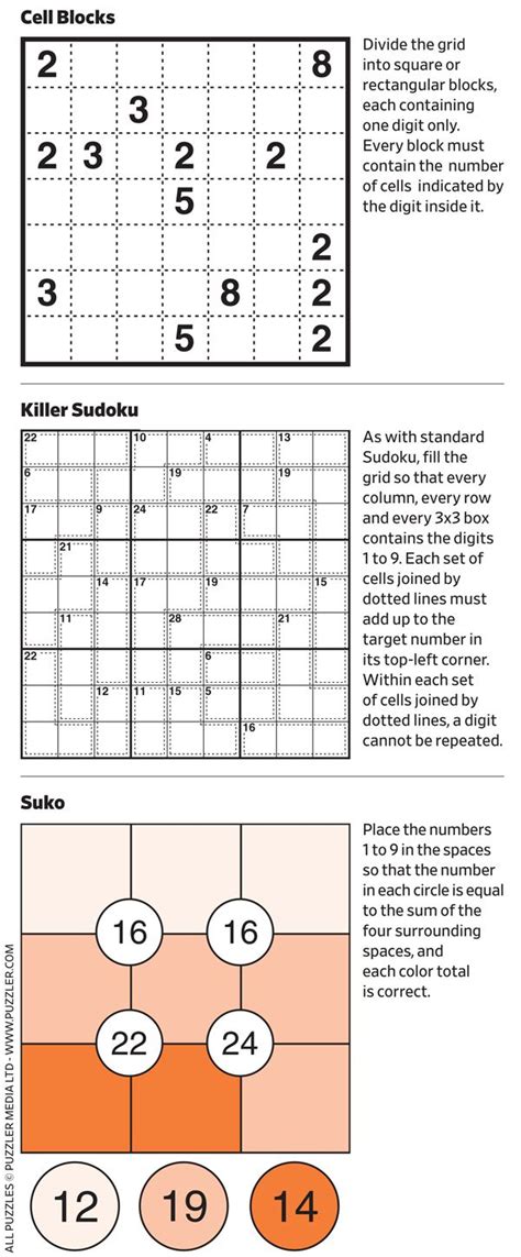 Suko Puzzle Printable Sudoku - Sudoku Printable