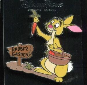 Winnie The Pooh Rabbit's Garden Carrot Disney Pin 130484 400020910448 | eBay