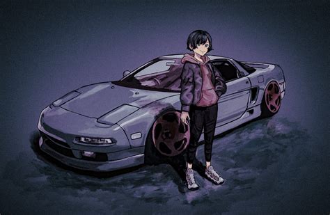 Pin by Dany Howlett on Anime, manga & games | Nsx, Art cars, Cool car drawings