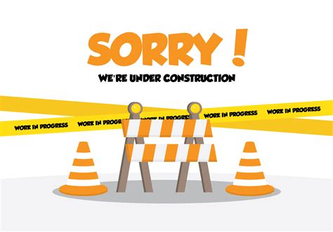 Under Construction Sign 192215 Vector Art at Vecteezy