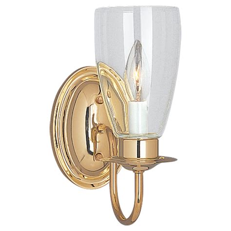 4167-02,One Light Wall Sconce,Polished Brass