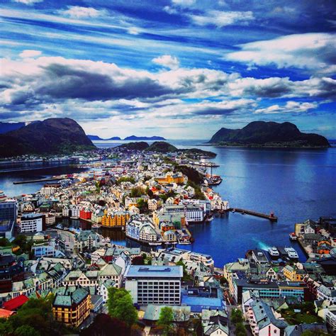 Here's a relaxing picture of Alesund, Norway — StorageForum