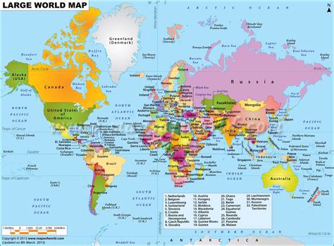 Current World Map With Countries | newhairstylesformen2014.com