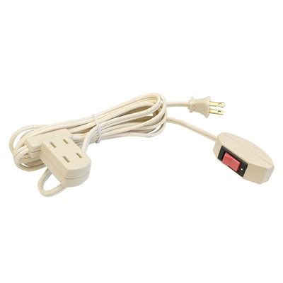 R203M | 3 Outlet Extension Cord w/ Remote Switch, 3m