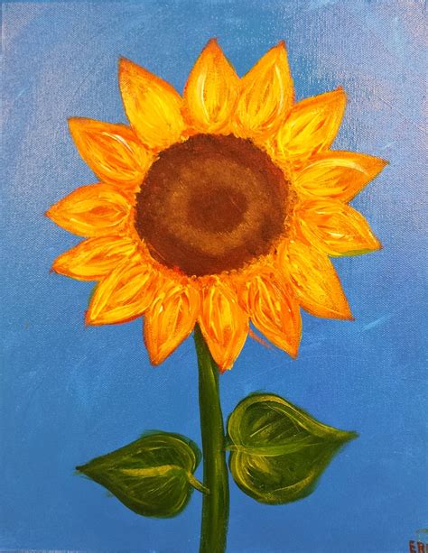 Angela Anderson Art Blog: Sunflower Paintings - Kids Art Lessons