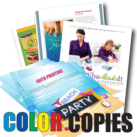 100 Color Copies – Faith Printing Online