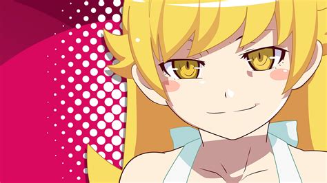 anime, Anime Girls, Oshino Shinobu, Long Hair, Blonde, Vector Art, Monogatari Series Wallpapers ...