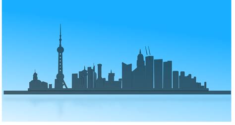 pudong skyline - Clip Art Library