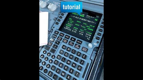 MSFS2020 | FENIX A320 MCDU Tutorial - YouTube