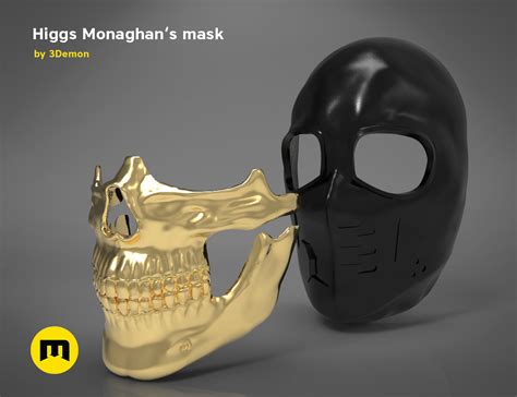 Download STL file Higgs Monaghan Mask - Death Stranding • 3D printing ...