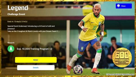 eFootball 2023 is giving out free Neymar card for a limited time