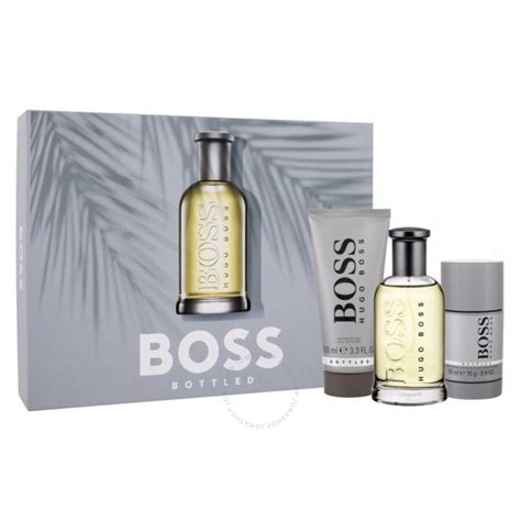 Hugo Boss Men's Boss Bottled Gift Set Fragrances 117844 3616304099380 ...