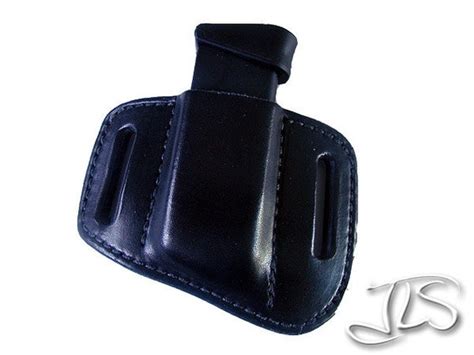 Glock 43 Magazine pouch Leather Single Mag Pancake by JLSleather