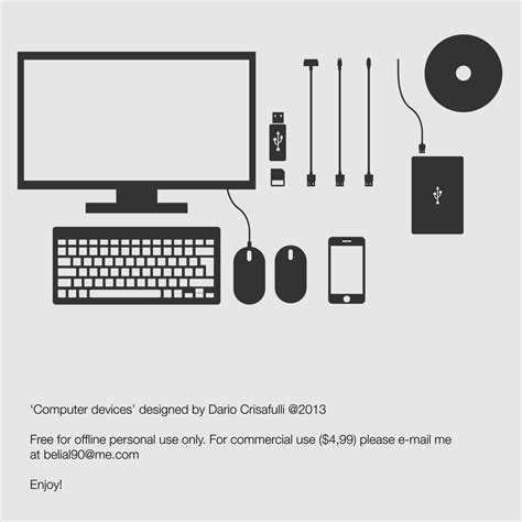 VECTOR ICONS: Computer hardware devices by Dario1crisafulli on DeviantArt