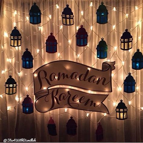 Image result for ramadan display ideas | Kerajinan ramadhan, Dekorasi ramadhan, Lentera kertas