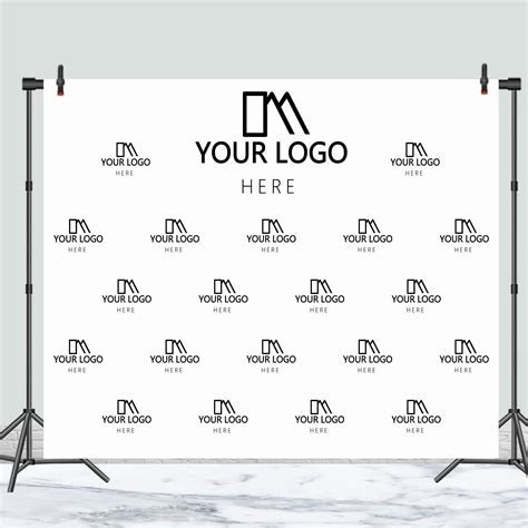 Custom Step and Repeat Logo Wall Photography Backdrop White - Etsy Canada