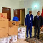 Morocco Donates Computers, Equipment to DRC Task Force