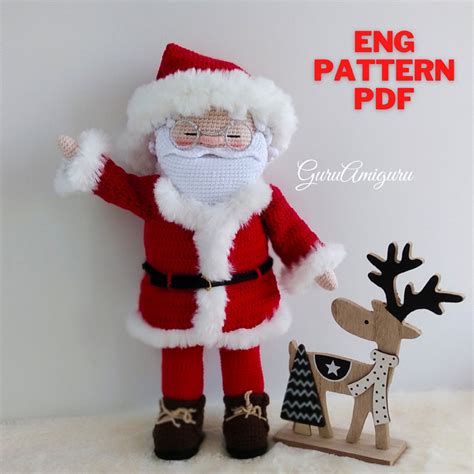 Santa Claus Crochet Pattern Crochet PATTERN PDF in English - Etsy