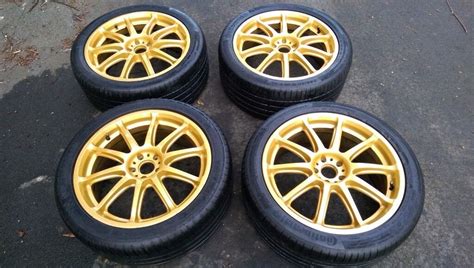 Set of 4 Gold Rota GRA 18" 7.5J Alloy wheels SUBARU IMPREZA STi Wrx Open to offers | in Roundhay ...