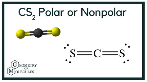 Is CS2 polar or nonpolar? (Carbon Disulfide) | Math, Molecules, Lettering