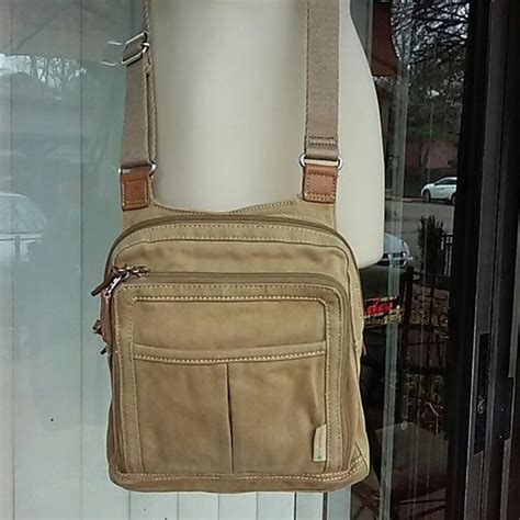 Fossil cross body canvas bag | Canvas crossbody bag, Canvas bag, Bags