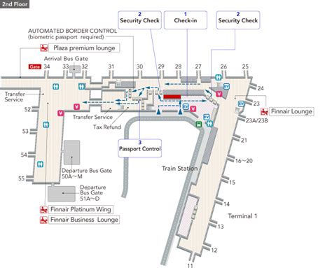 HELSINKI-VANTAA AIRPORT/Arrivals and departures (Airport guide)- JAL ...