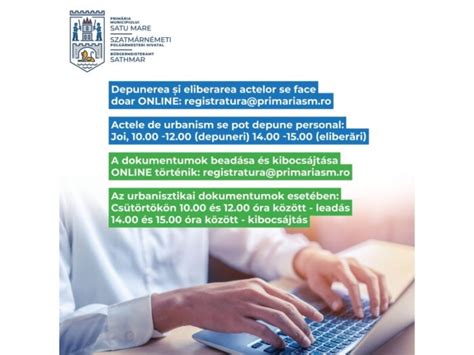 Primaria Satu Mare: Program on-line la Serviciul de Relatii cu Publicul » Stiri din Satu Mare ...