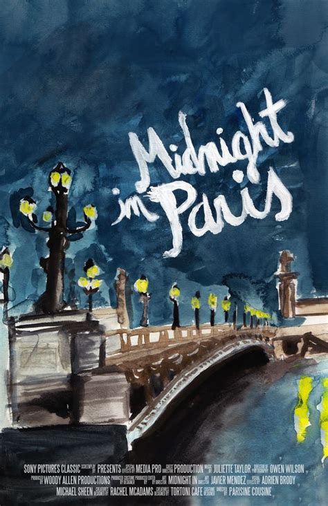 Midnight in Paris (2011) - Woody Allen Best Movie Posters, Cinema Posters, Movie Poster Art ...