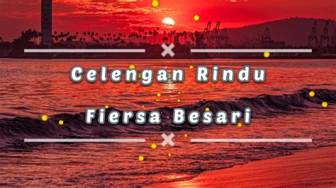 Celengan Rindu - Fiersa Besari (Lyrics / Lirik) Cover - YouTube