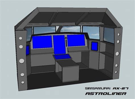 DIY Flight Simulator Cockpit Blueprint Plans and Panels Airbus, Boeing ...