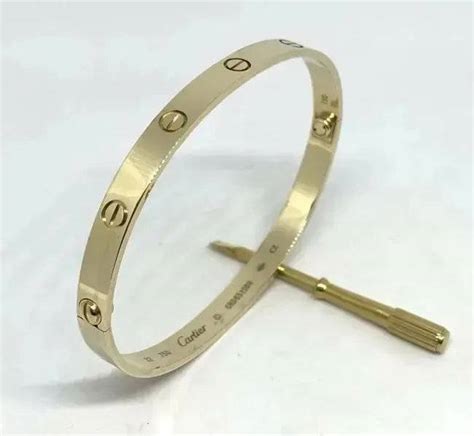 Cartier Love 18k Yellow Gold Love Bracelet Size 22 Auction