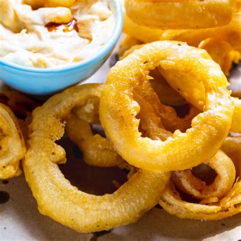 Beer Battered Onion Rings - Spicy Southern Kitchen