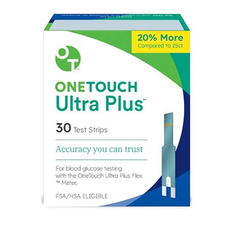 OneTouch Ultra Plus Test Strips, 30 Strips per Box - J&B At Home