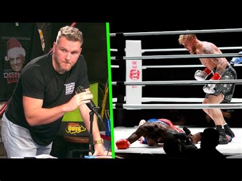 Pat McAfee Reacts To Jake Paul KNOCKING OUT Nate Robinson | Jake Paul vs. Nate Robinson Fight ...