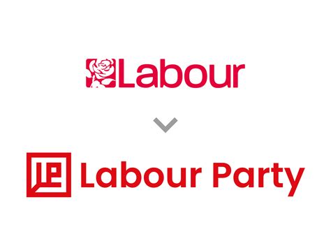 UK Labour Party logo restylization idea (more info in the comments) : r/logodesign