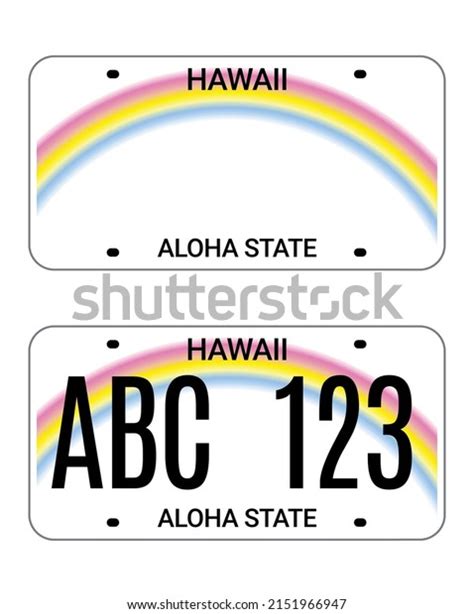 Hawaii License Plate Photos and Images | Shutterstock