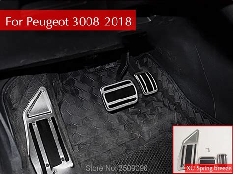 Car Styling Gas Brake Pedal Cover Drill Steel Non Slip Accelerator Overlay Accessories For ...