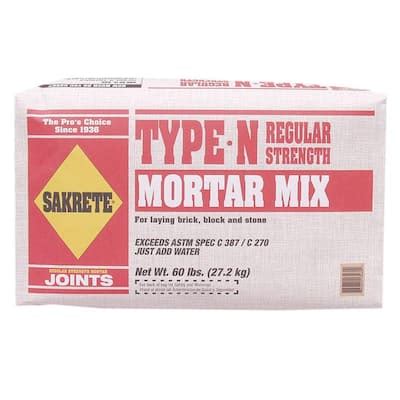 TXI Sakrete 60 lb. Type N Mortar Mix-5009 - The Home Depot