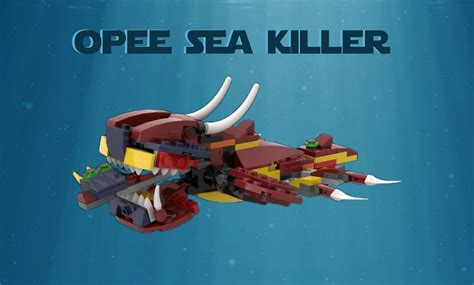 LEGO MOC Opee Sea Killer (including a Gungan Bongo Sub) by jlherbst77 | Rebrickable - Build with ...