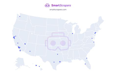 Numbers of Jollibee in United States | SmartScrapers