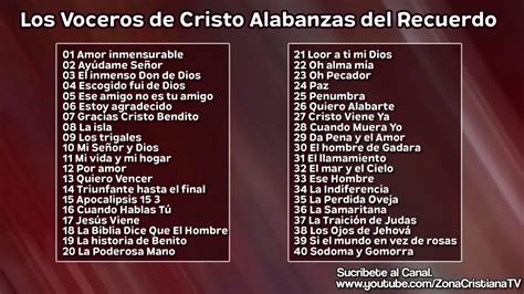 Los voceros de Cristo alabanzas del recuerdo - YouTube