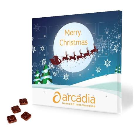 Desktop Chocolate Advent Calendar | Arcadia Branded Merchandise