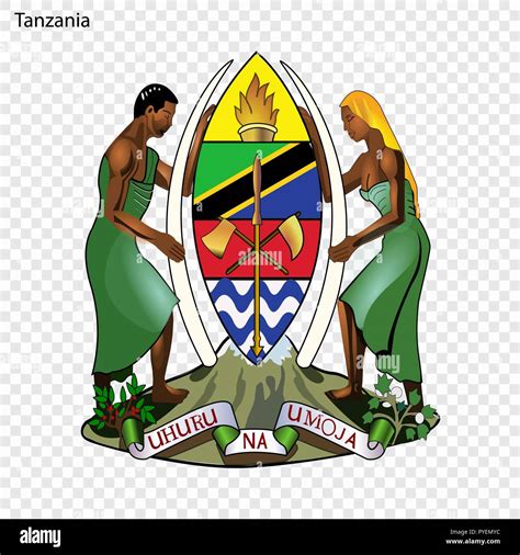 Symbol of Tanzania. National emblem Stock Vector Image & Art - Alamy