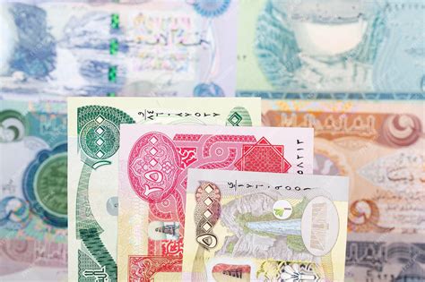 Premium Photo | Iraqi money dinar a business background