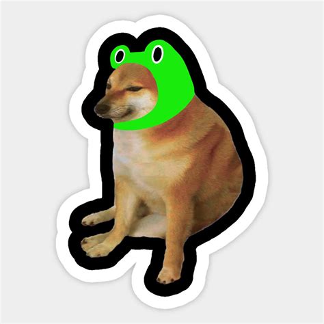 Cheems by medd-art | Dog stickers, Dog memes, Funny memes