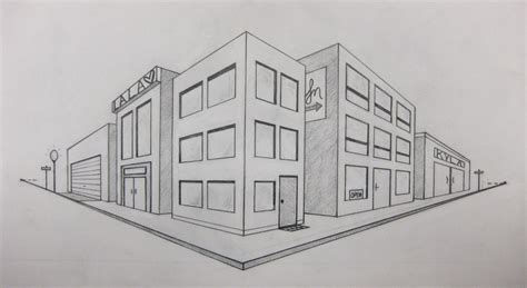 2 Point Perspective Drawing House at PaintingValley.com | Explore ...