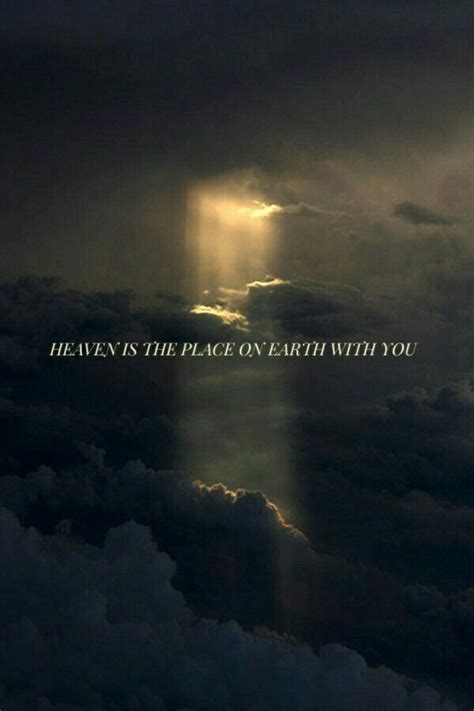 HEAVEN LOVE AESTHETIC QUOTE WALLPAPER | Instagram captions, Quote aesthetic, Earth quotes