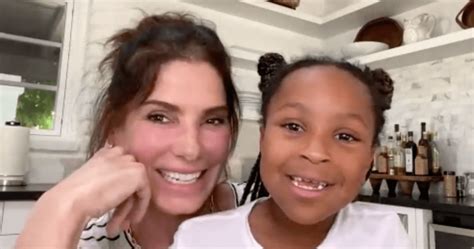 Sandra Bullock's Daughter Laila Makes Rare Video Appearance: Watch