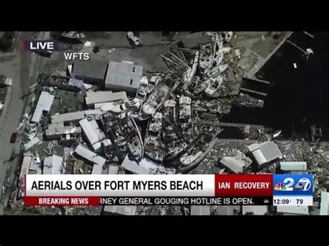 NBC2 IAN RECOVERY - An aerial view of Fort Myers Beach - Drones